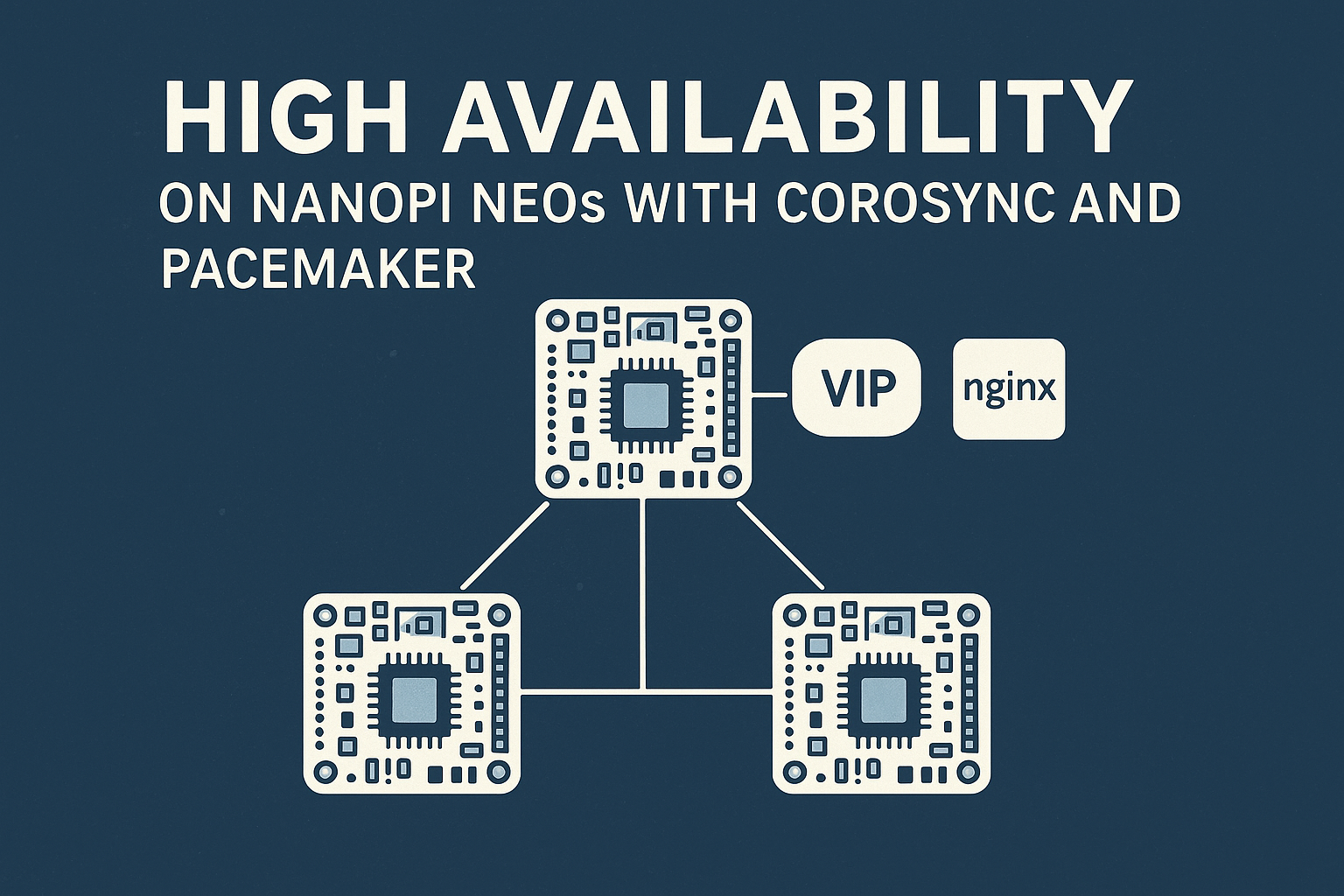 High Availability on NanoPi NEOs with Corosync and Pacemaker