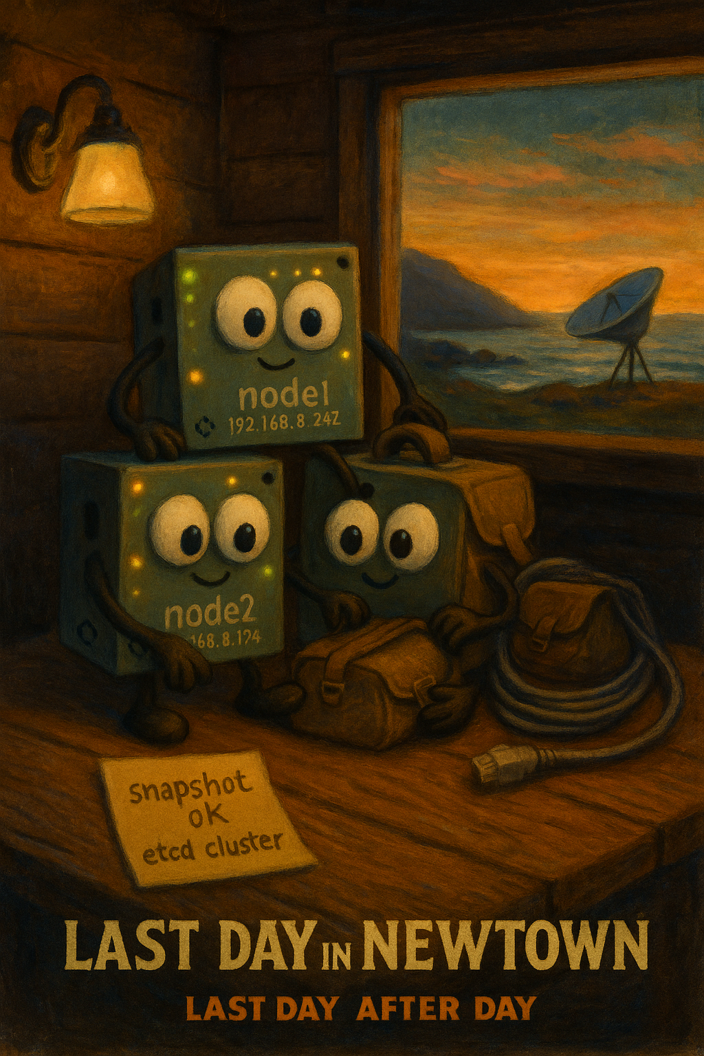 Last Day in Newtown: Packing up the Little Cluster